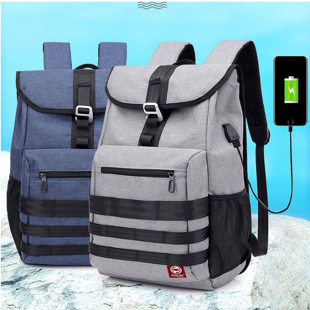 Ba lo Nam Nữ Laptop kiểu Army 1 quai có cáp sạc cực chuẩn- theloan tin tin