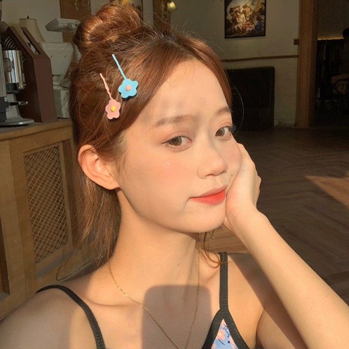 Kẹp Tóc Kẹp Mái LIN Đính Hoa Hàn Quốc