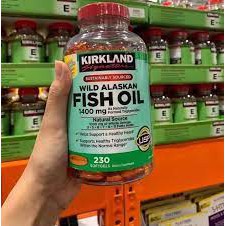 Dầu cá Kirkland Wild Alaskan Fish Oil 1400mg