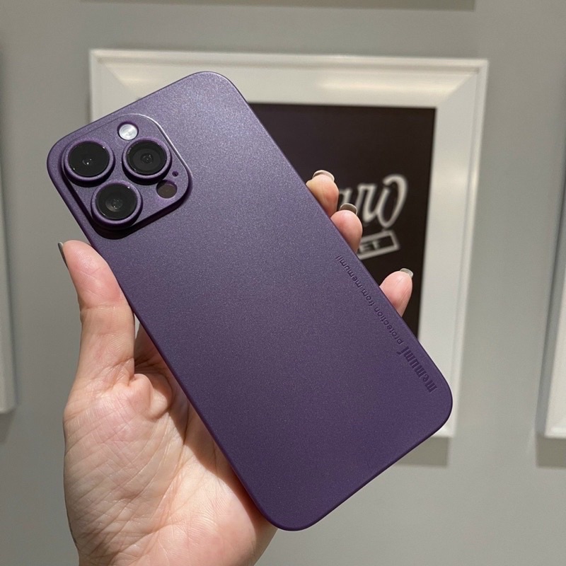⚡️CHÍNH HIỆU MEMUMI SIÊU MỎNG BẢO VỆ CAMERA ⚡️ ỐP IPHONE 14 PRO MAX / 14 PRO / 14 PLUS 0.3MM LỤA SIÊU MỎNG KHOE MÁY TÍM