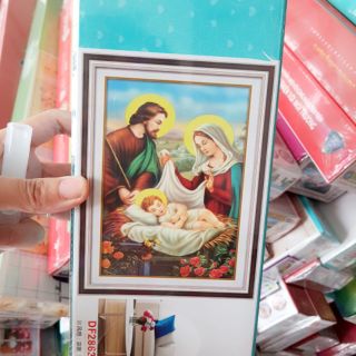 Tranh đính đá chúa gia đình thánh gia