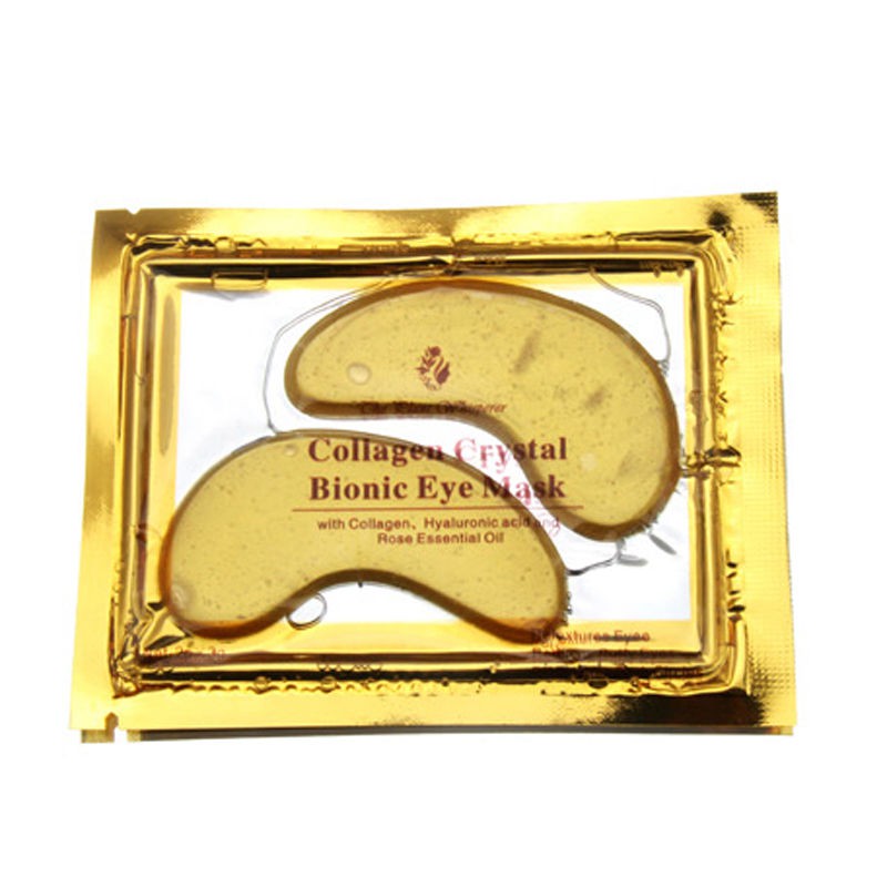 [Hàng mới về] 1 cặp mặt nạ mắt collagen pha lê vàng chăm sóc da chống lão hóa | BigBuy360 - bigbuy360.vn