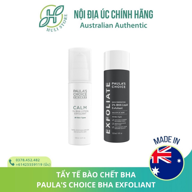 Tẩy tế bào chết hóa học PAULA’S CHOICE SKIN PERFECTING 1 % 2% BHA LIQUID / GEL EXFOLIATE