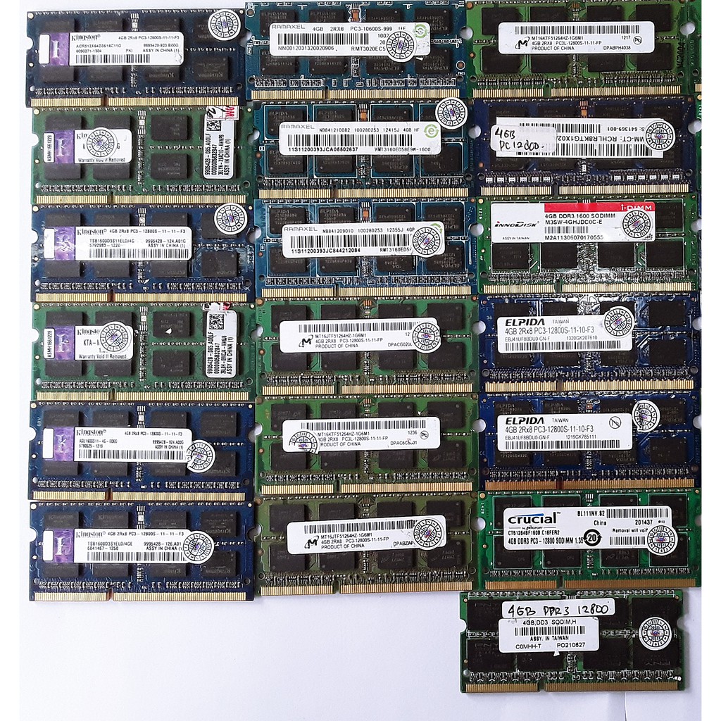 Bộ Vi Mạch Điện Tử Sodimm Ddr3 4gb Pc12800-1600Mhz | BigBuy360 - bigbuy360.vn