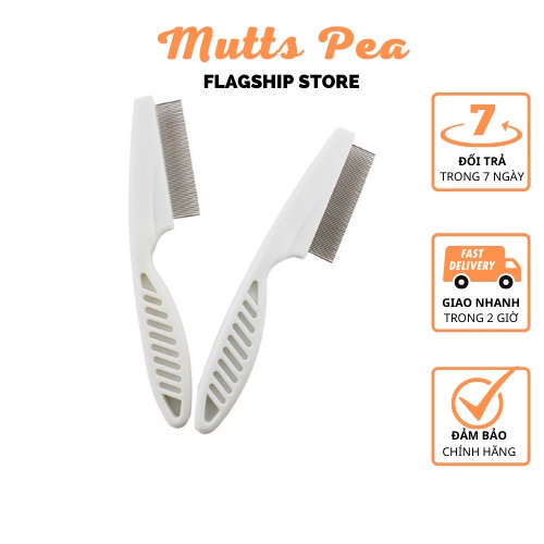Lượt chải ve rận cho cho mèo - Mutts Pea
