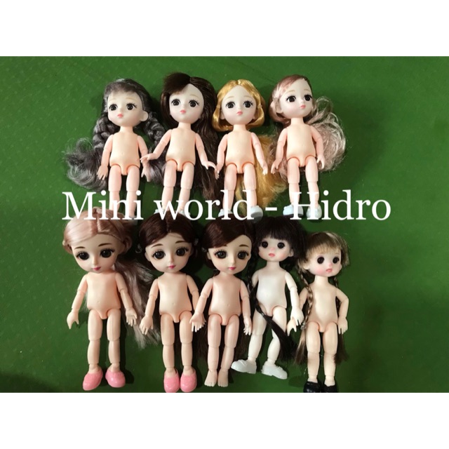 Búp bê Baboliy bjd 16cm Full khớp Ob11 dễ thương