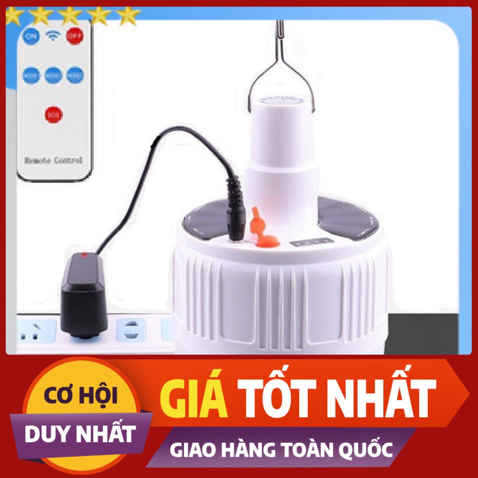 [ giảm giá sốc ] Đèn Led Năng Lượng Mặt Trời, Có Kèm Sạc Tích Điện Nhiều Chế Độ Sáng Khác Nhau, Kèm Điều Kiển Từ Xa