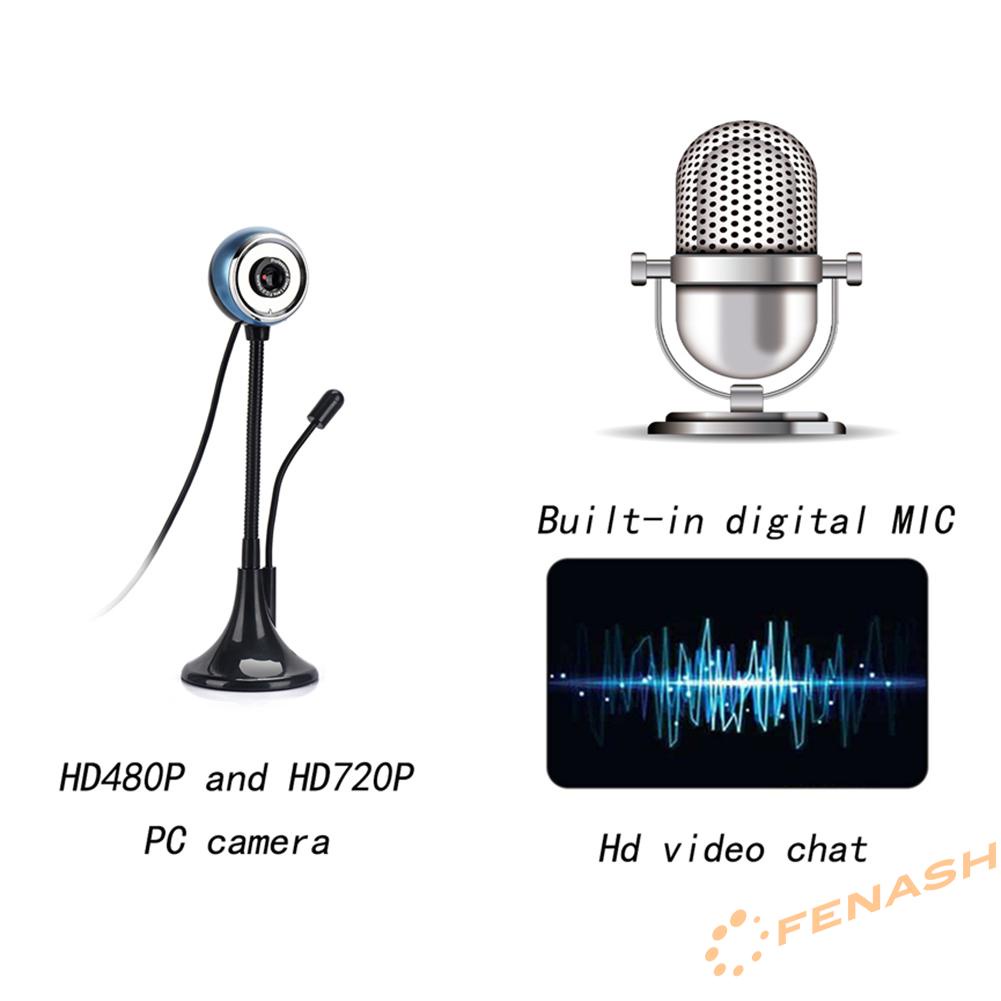 Webcam Fe X1 480p Hd Cổng Usb Cho Máy Tính Để Bàn | BigBuy360 - bigbuy360.vn