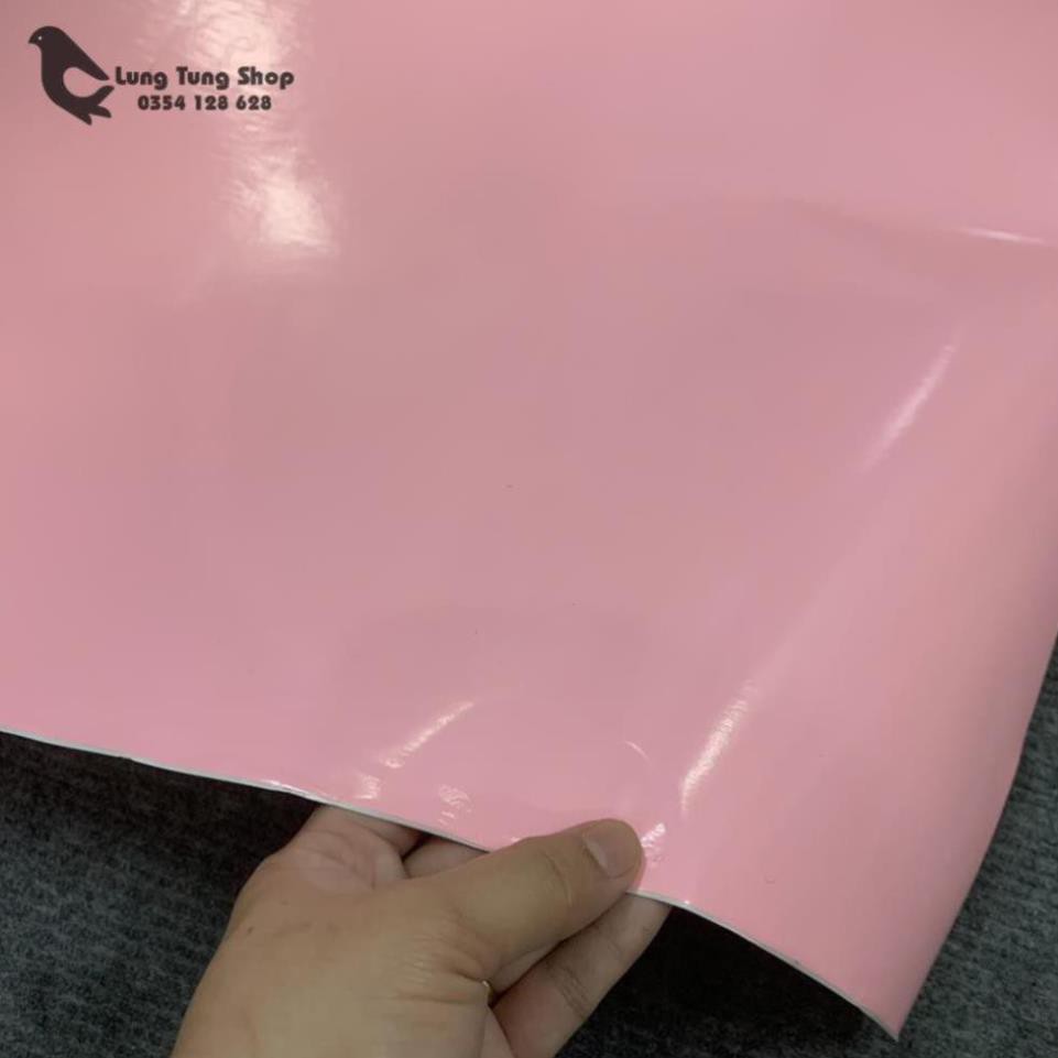 Decal màu hồng - Giấy dán tường , bàn , tủ có sẵn keo