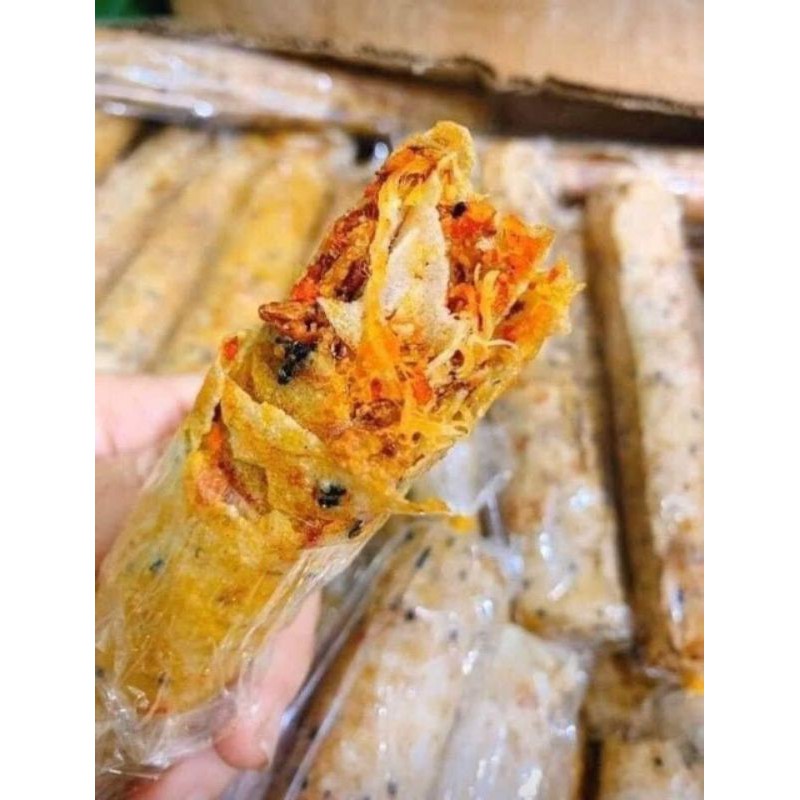 Bánh tráng nướng cuốn ruốc chà bông giòn ngon | BigBuy360 - bigbuy360.vn