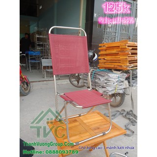 Ghế xếp Inox - Ghế bán cafe - Ghế ngồi câu cá - Ghế dã ngoại - Ghế gấp xếp - Ghế bãi biển - Ghế thư giãn
