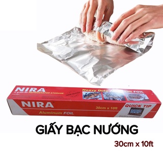 Cuộn giấy bạc NIRA cao cấp đa năng nướng và bọc thực phẩm an toàn chất lượng