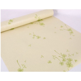 Decal giấy dán tường hoa cỏ ba lá