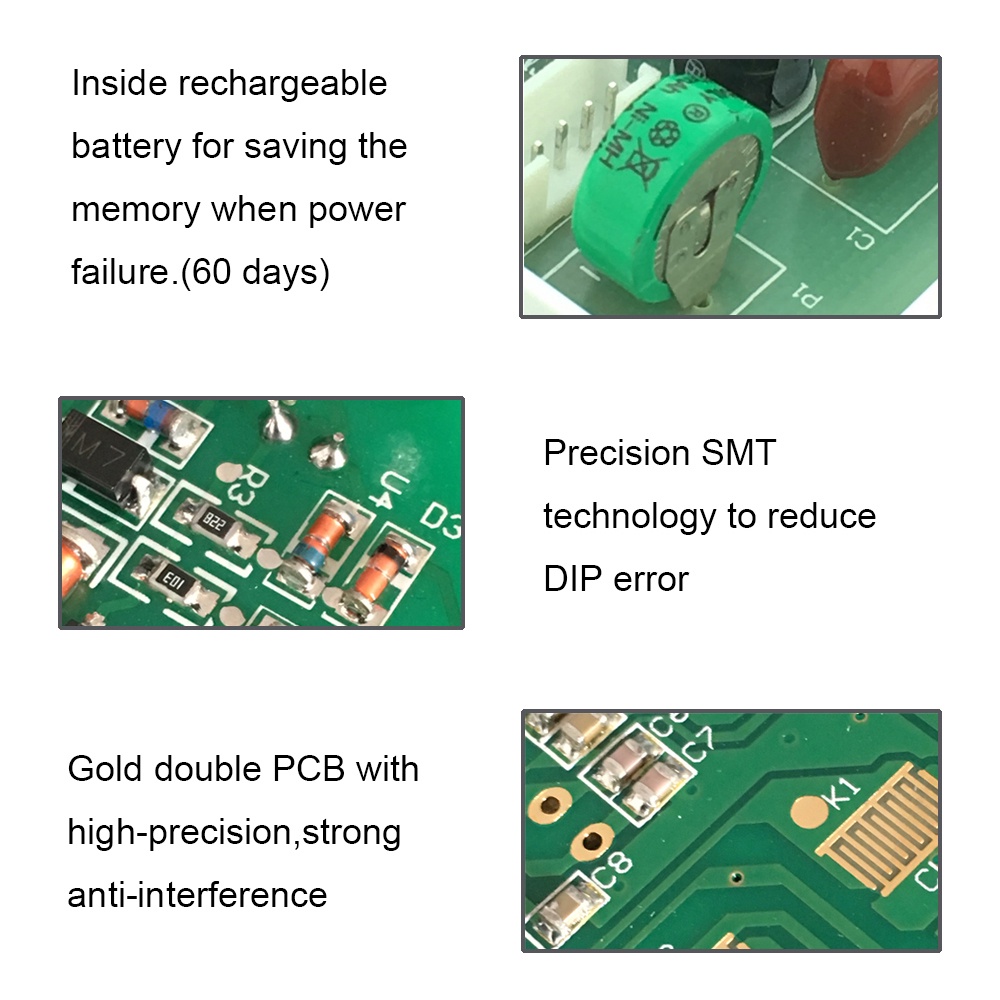 Công tắc hẹn giờ Pcbfun CN101S màn hình LCD kỹ thuật số điều khiển thời gian chu kỳ tự động có công tắc hẹn