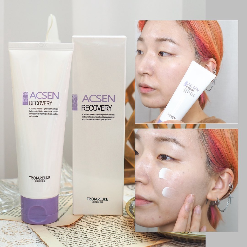 Kem dưỡng tái tạo phục hồi dành cho da nhạy cảm Troiareuke Recovery Cream