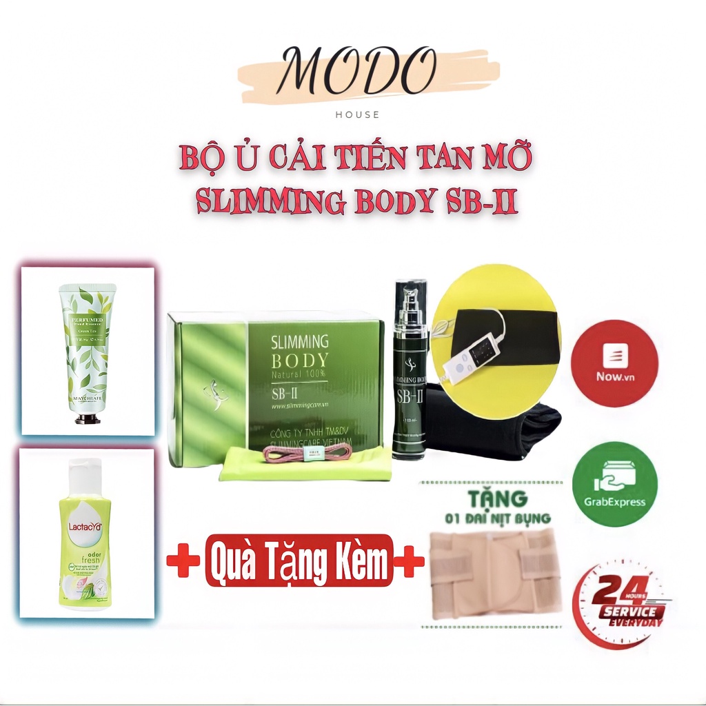 SLIMMING BODY SB2 BỘ Ủ GIẢM EO TAN MỠ, ĐÁNH BAY MỠ THỪA, THON GỌN CƠ THỂ