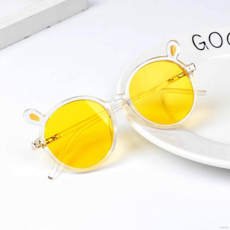 Kính mát gọng tròn phong cách Retro cho bé