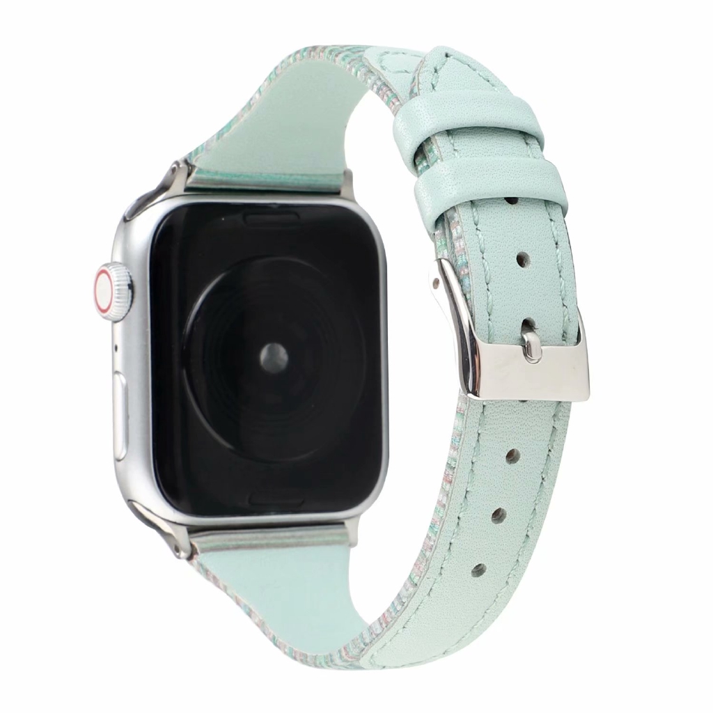 【Apple Watch Strap】Dây Đeo Bằng Da Thật Cho Đồng Hồ Thông Minh Apple Watch Series 6/se/5/4/3/2/1 (38Mm/40Mm/42Mm/44Mm)