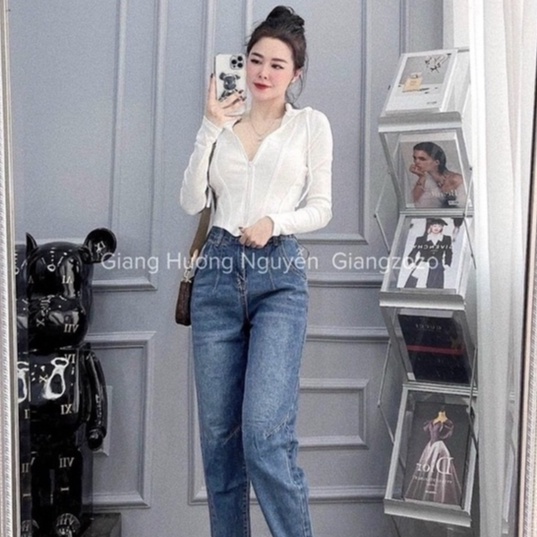 Áo khoác Cadigan khoá kéo thu đông A91