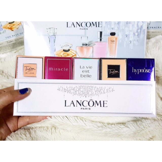 🎀 Set Lancome Mini - The Best Of Lancome Fragrances mẫu 2017