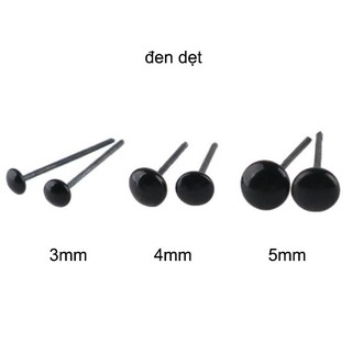 Mắt nhựa gắn thú (5 cặp)