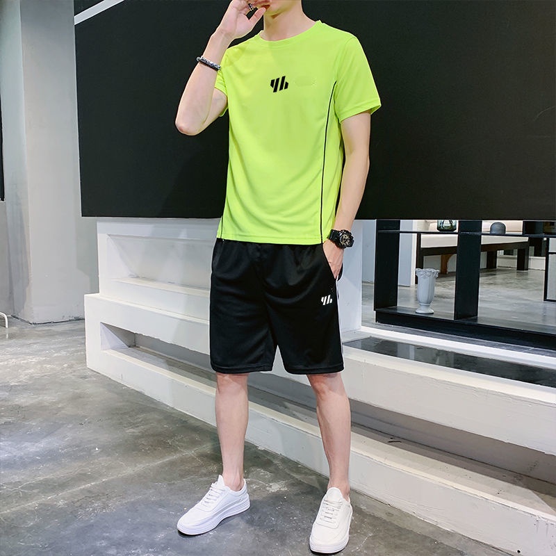 Sports suit short sleeve T-shirt loose training fitness clothes