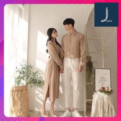đồ đôi nam nữ áo váy, sơ mi đôi,áo cặp nam nữ chụp hình cưới TRUNGNGUYEN couple