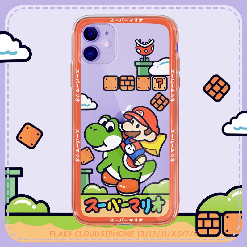 Ốp Điện Thoại TPU Mềm Chống Sốc In Hình Super Mario Cho IPhone 14 12 PRO 12 mini 11 PRO Max 13 PRO 13PROMAX Xs Max XR 6 7 8 Plus