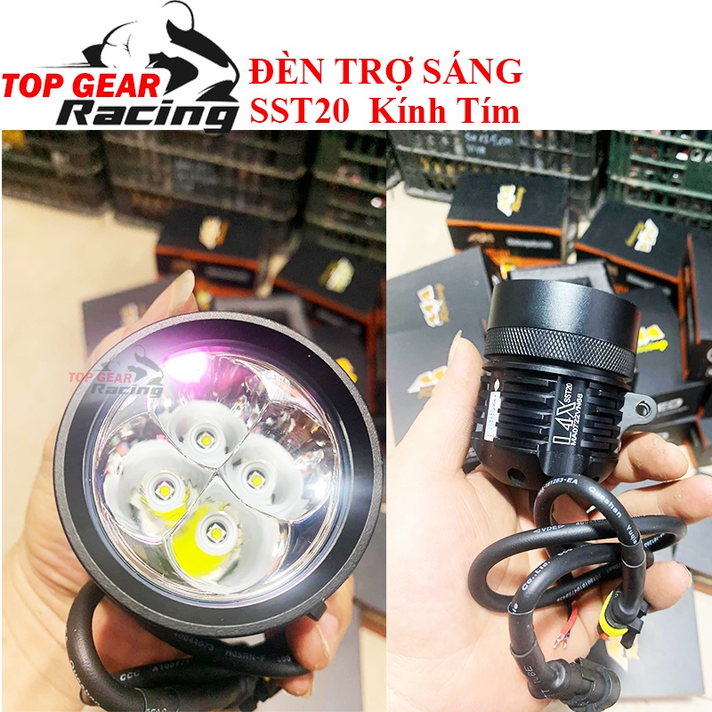 ĐÈN TRỢ SÁNG L4X SST20 kèm công tắc - ĐÈN L4X KÍNH TÍM