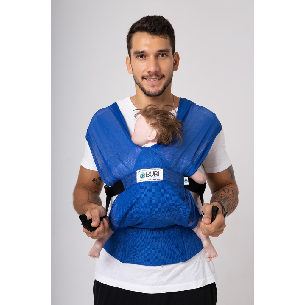 Địu vải BUBI Gen 3 - Lưới - Xanh bích - G3LU-XB-M-1220