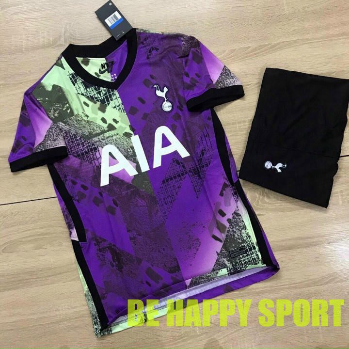 Bộ Quần Áo Bóng Đá Totenham Tím Hàng Thái Cao Cấp Cực Chất- Bộ Quần Áo Bóng Đá Nam PP Bởi Be Happy Sport