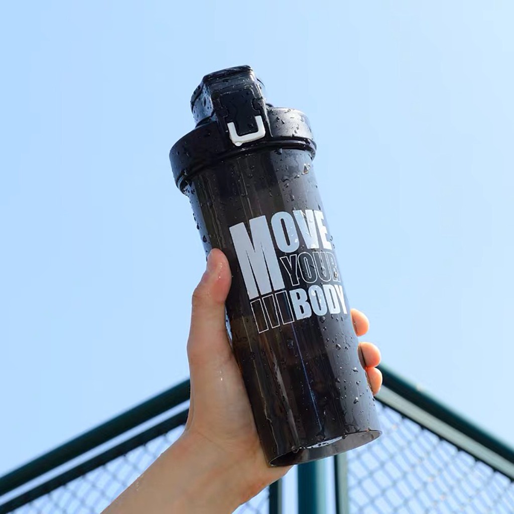 Bình nước thể thao 800ml bằng nhựa cao cấp an toàn sức khỏe shaker tập gym 3 màu sắc unisex Harry's Bottle | BigBuy360 - bigbuy360.vn
