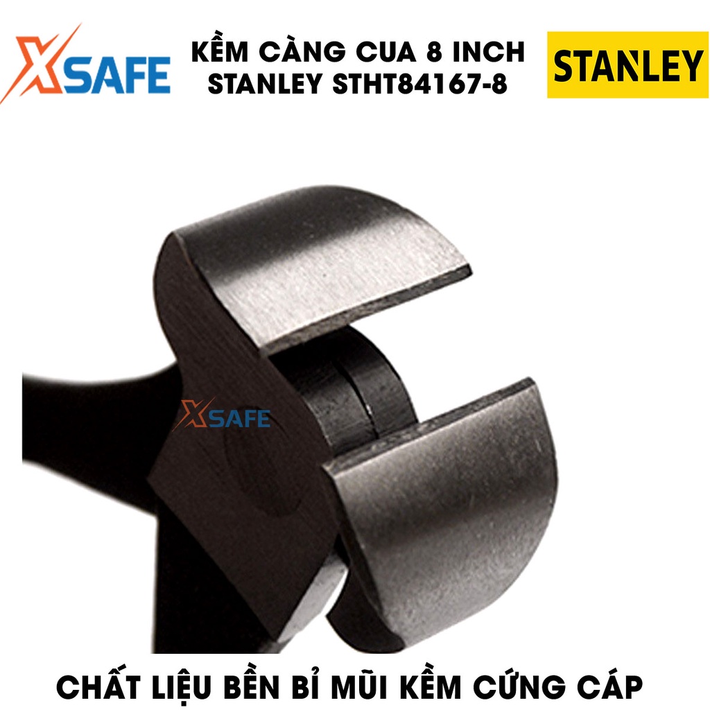 Kềm càng cua STANLEY thép cứng bền bỉ Kìm Stanley chịu lực, chịu nhiệt tốt, cán cầm bọc nhựa êm ái nhỏ gọn chắc chắn