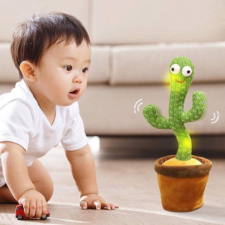 SẴN HÀNG Cây xương rồng nhảy múa biết nói, nhại tiếng, có đèn LED và có sẵn 120 bài hát