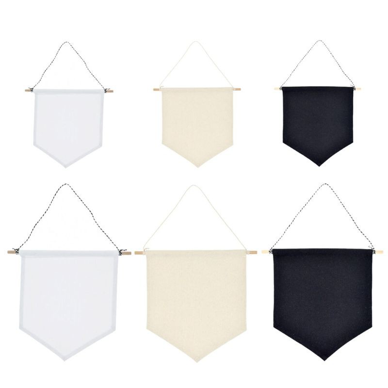 Lá cờ vải canvas dùng trưng bày ghim cài trang trí tường
