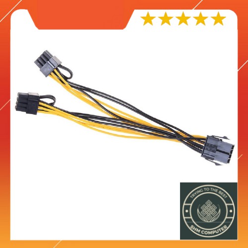Cáp Chia Nguồn Card VGA 6/8Pin ra 2 X 8 Pin