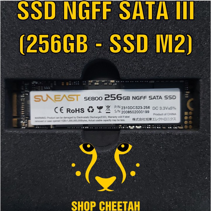 Ổ cứng SSD NGFF SATAIII SunEast 256GB nội địa Nhật Bản – CHÍNH HÃNG – Bảo hành 3 năm – M2 Sata3 SSD chính hãng
