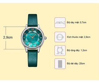 Đồng hồ nữ JULIUS JA-1154A dây da