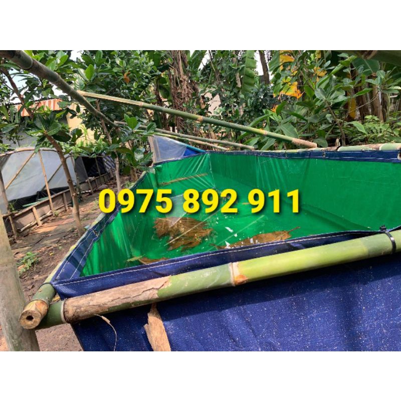 bể bạt nuôi ếch , cá ,lươn - 4x1x0,4