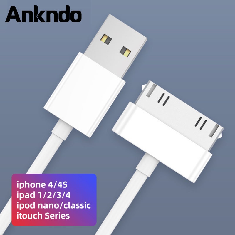 Dây cáp sạc nhanh ANKNDO 1m/ 2m thích hợp cho iP 4 4s 3gs tablet 3 2 1