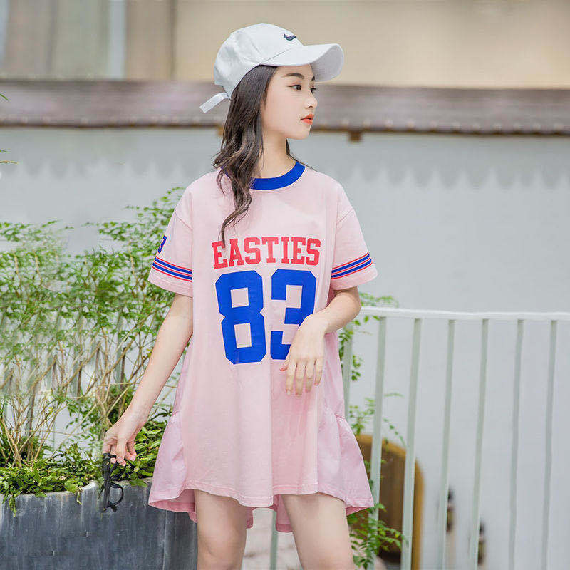 Đầm xòe phong cách thể thao bóng chày 2022 cho bé gái 15 tuổi