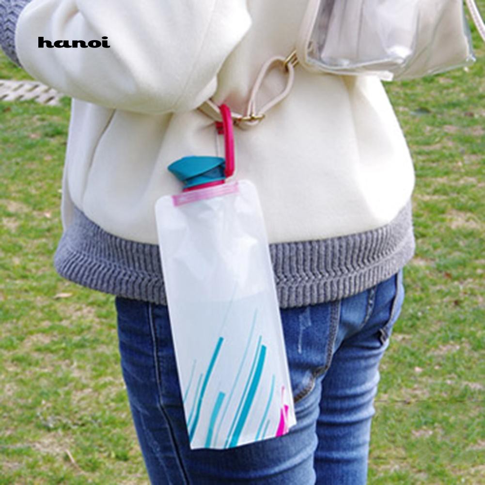 Bình đựng nước kiểu gấp gọn tiện lợi 700ml