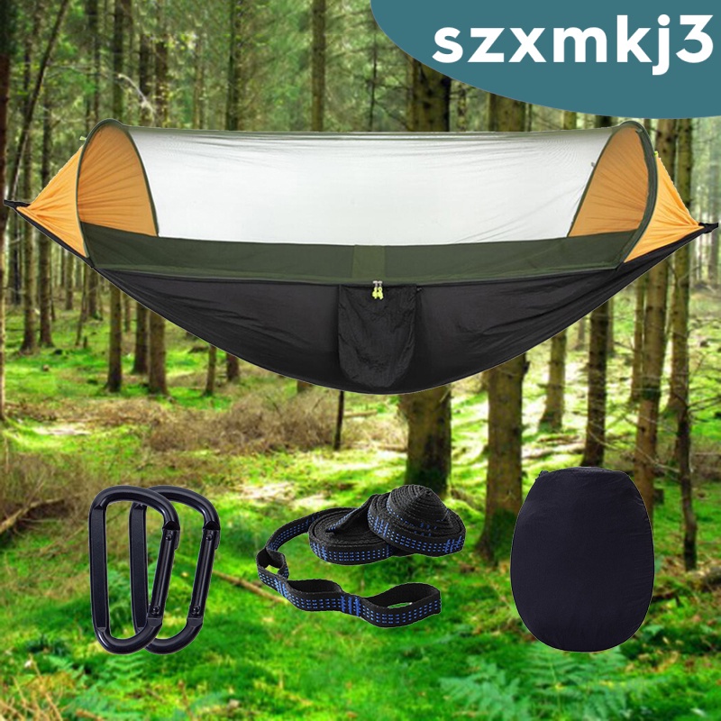 Võng Treo Kèm Màn Chống Muỗi Bằng Polyester Thoáng Khí Kèm Dây Đeo Tiện Dụng Mang Theo Du Lịch / Dã Ngoại Szxmkj3