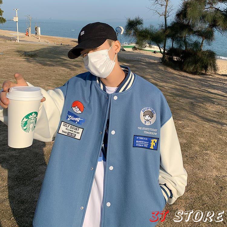 [Video + Ảnh Thật] Áo Khoác Bomber Freesize Unisex form rộng style Ulzzang | BigBuy360 - bigbuy360.vn