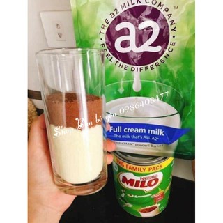 Bộ đôi sữa bột milo úc và sữa A2
