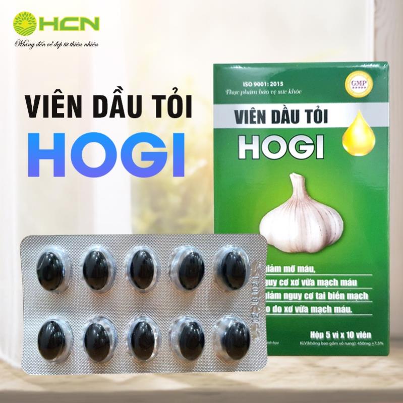 Viên dầu tỏi Hogi tăng sức đề kháng giảm nguy cơ tai biến - DT058