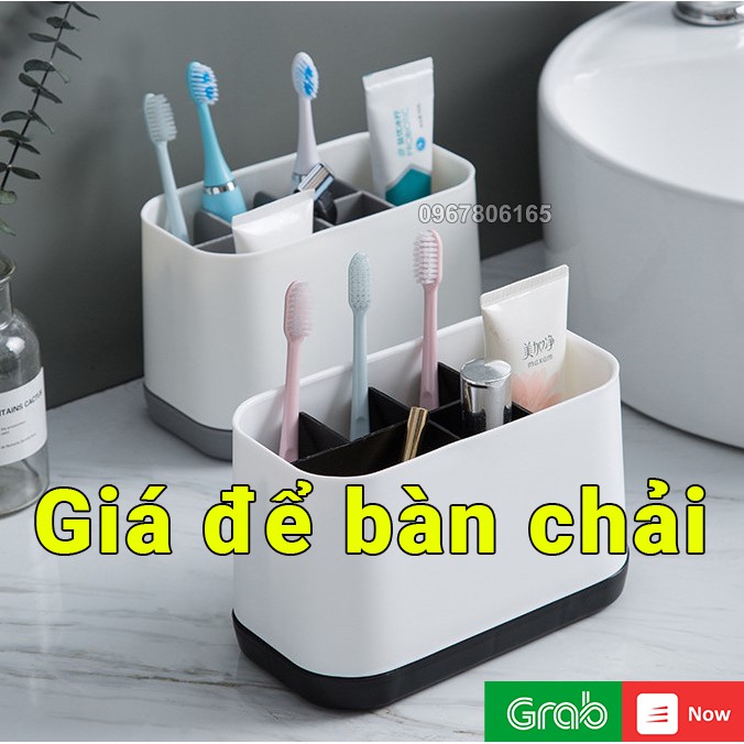 Giá để bàn chải đánh răng để bàn đa năng, có thể tháo rời