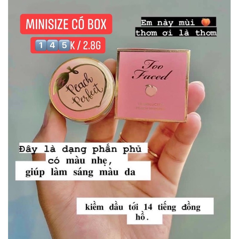 PHẤN ĐÀO MINISIZE TOOFACED CÓ SẲN