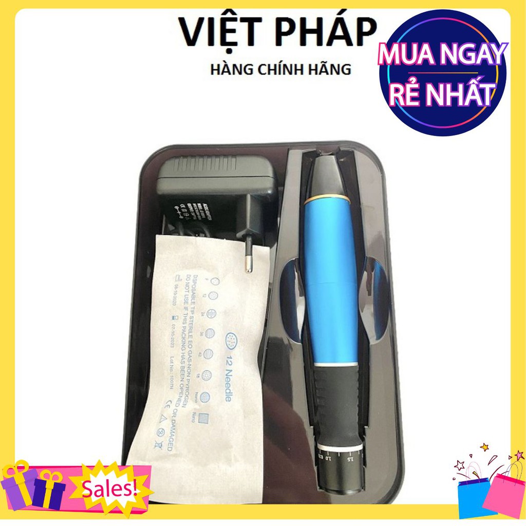 [Rẻ Nhất shopee] Máy phi kim dr.pen tích điện loại 1 bảo hành 12th