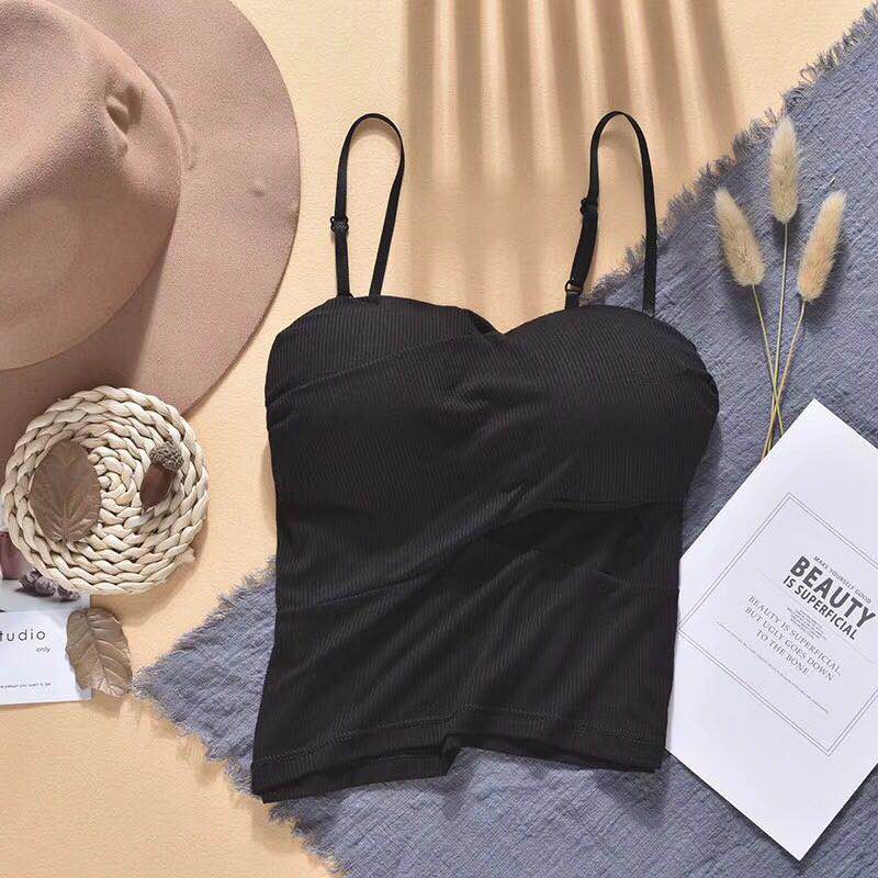 Summer Sling Sexy Anti-glare Wrapped Chest Tank Top